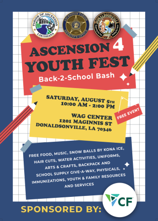 Flyer for Ascension 4 Youth Fest