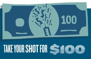 take a shot for 100 image