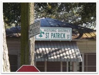 Photo of Historic District Street Sign 