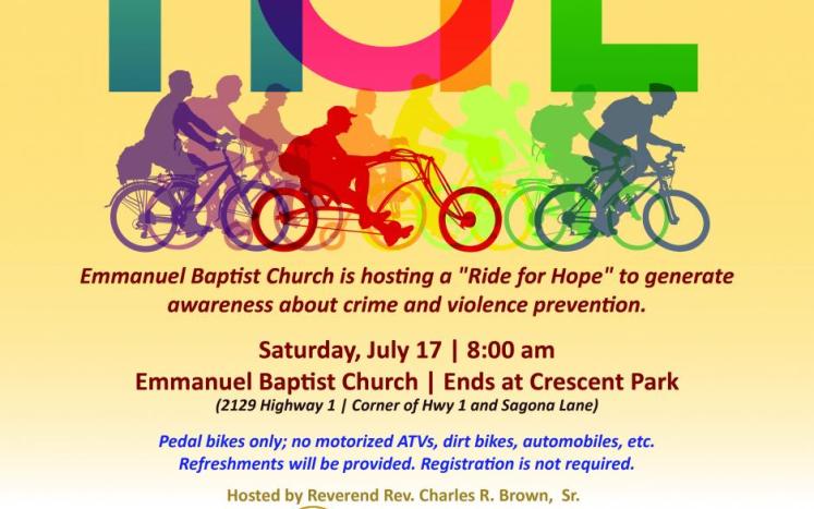 Ride for hope flyer